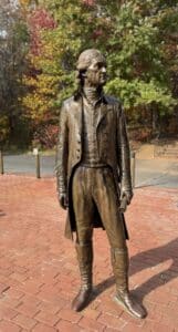 Life size statute of Thomas Jefferson